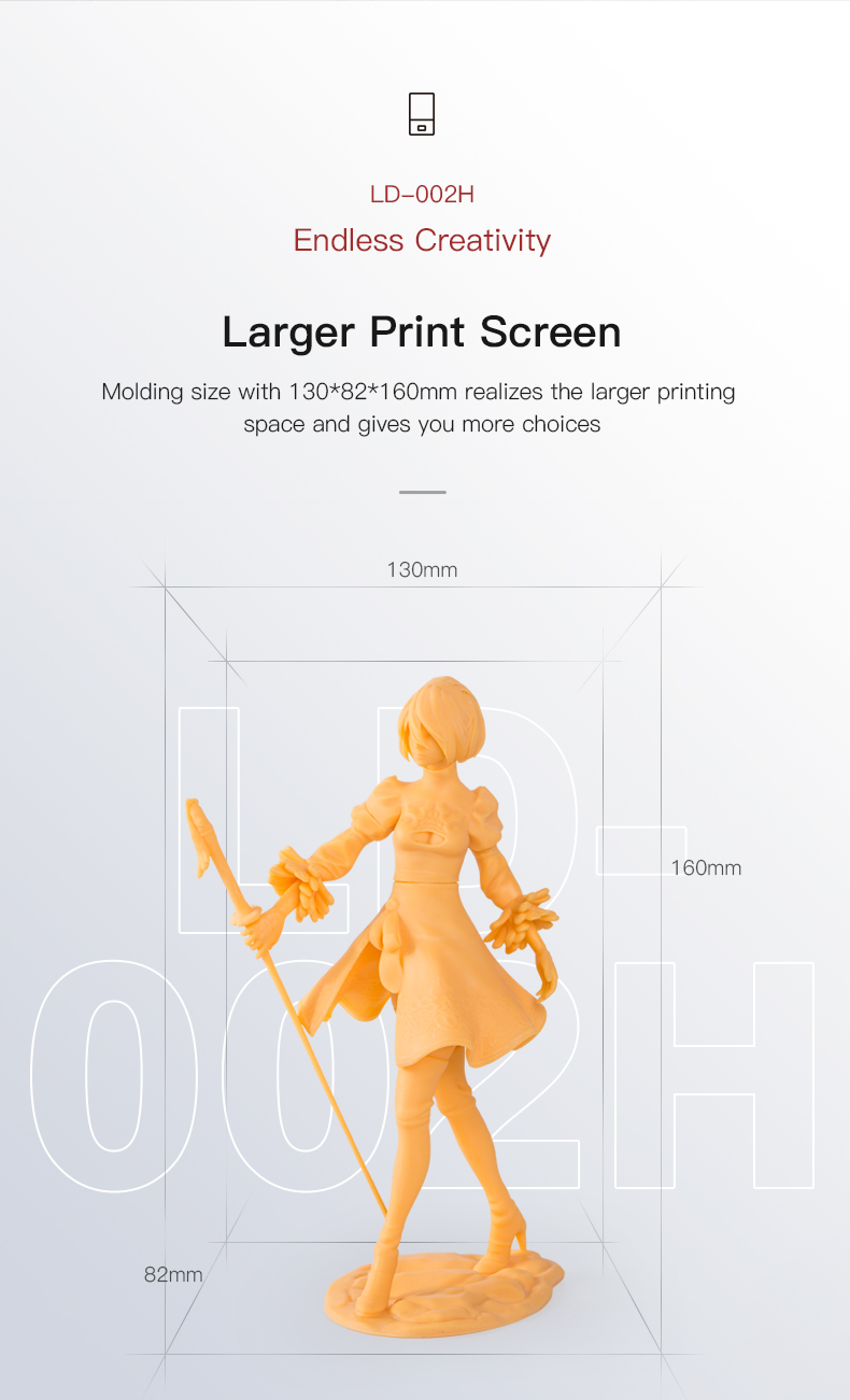 Creality LD-002H Mono LCD Resin 3D Printer